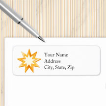 Baha'i Label 2.25"  x 0.75" 