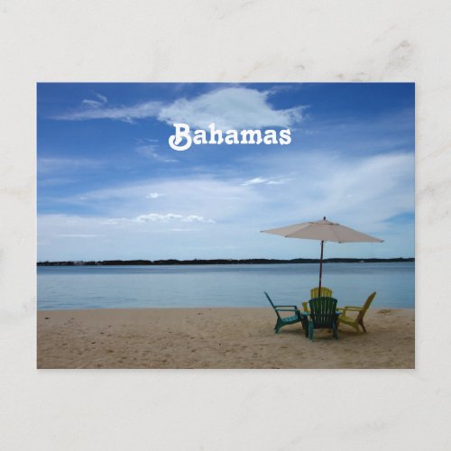 Bahama Beach Postcard