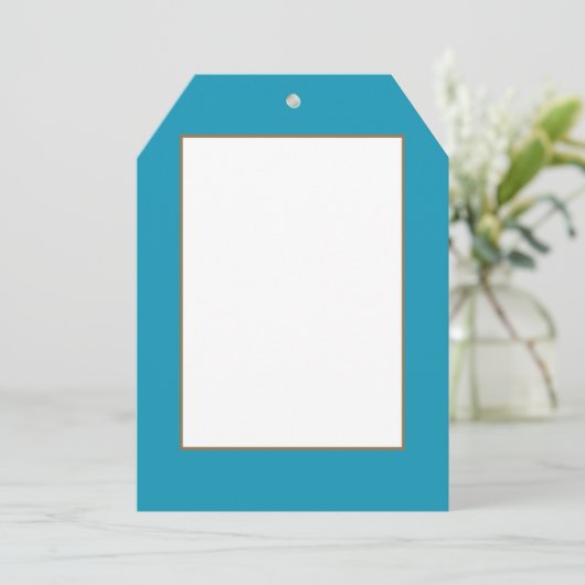 Bahama Blue-Ocean Blue-Water Blue Tropical Romance (Standing Front)