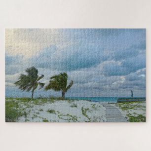 Bahama Breezes at Sunset, Treasure Cay Poster Jigsaw Puzzle