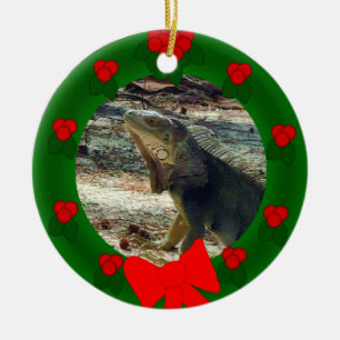 Bahama Iguana Dated Ornament