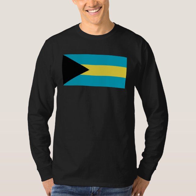 Bahama Islands Flag  1 T-Shirt (Front)