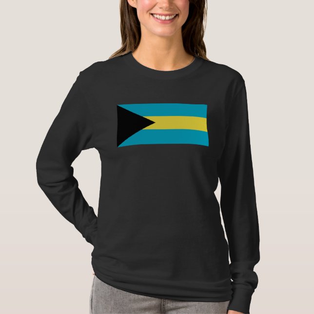 Bahama Islands Flag  1 T-Shirt (Front)