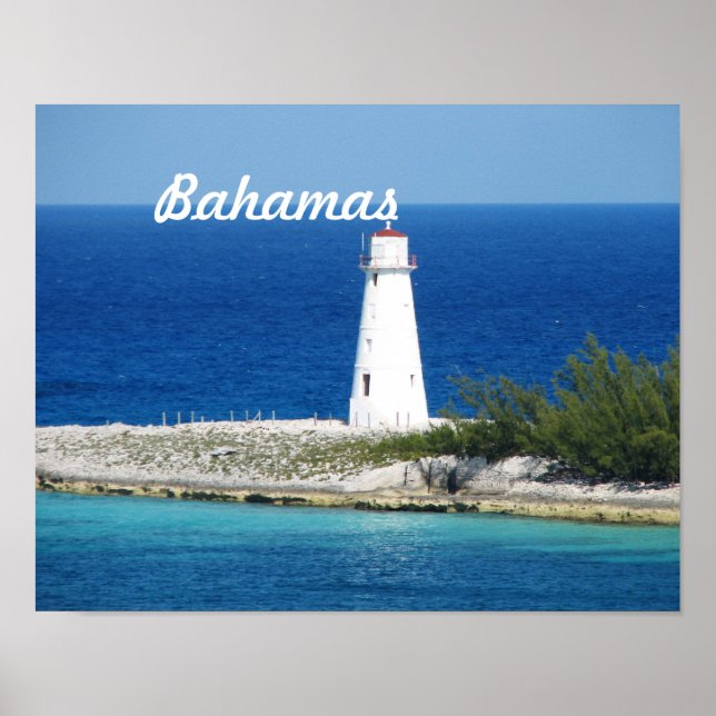 Bahama Lighthouse Poster (Front)
