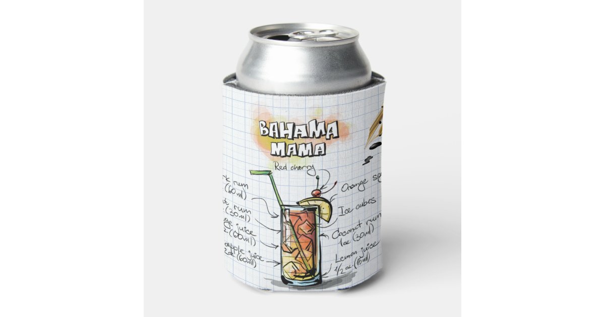 Bahama Mama Can Cooler Zazzle
