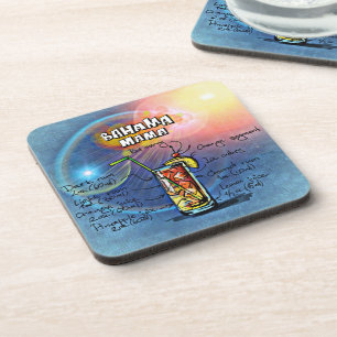 Bahama Mama Cocktail (#8 of 12 Drink Recipe Sets) Beverage Coaster
