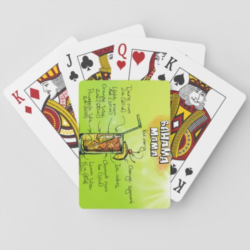 Bahama Mama Cocktail Recipe Poker Cards