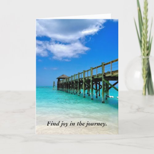 Bahama Pier Birthday Card
