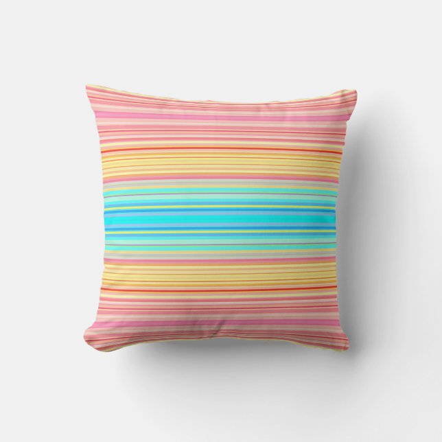 Bahamania Throw Pillow (Front)