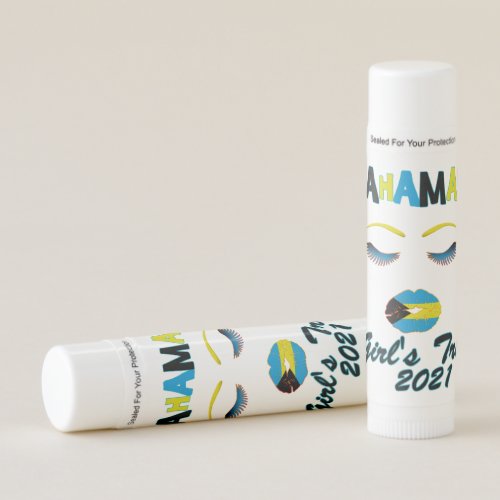 Bahamas 2021 Girls Trip Vacation Matching  Lip Balm