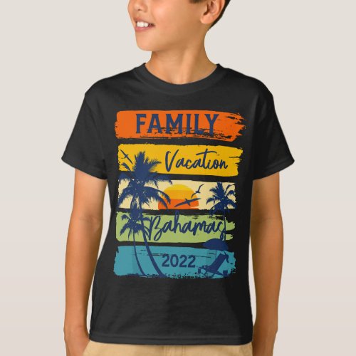 Bahamas 2022 Caribe Family Vacation Matching Group T_Shirt