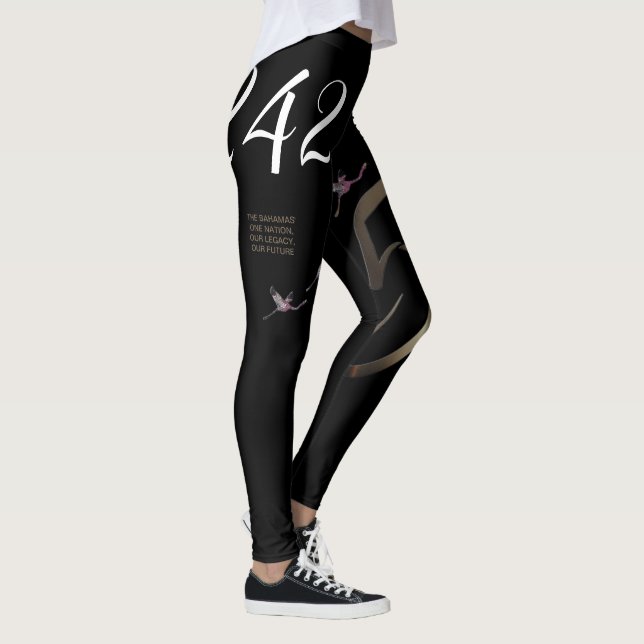 Bahamas 50th Independence Anniversary Leggings (Right)