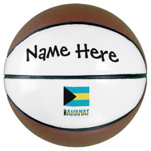 Bahamas Bahaman Flag Personalized Basketball