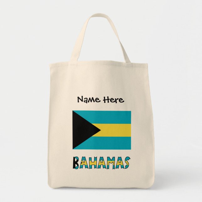 Bahamas Bahamian Flag  Tote Bag (Front)