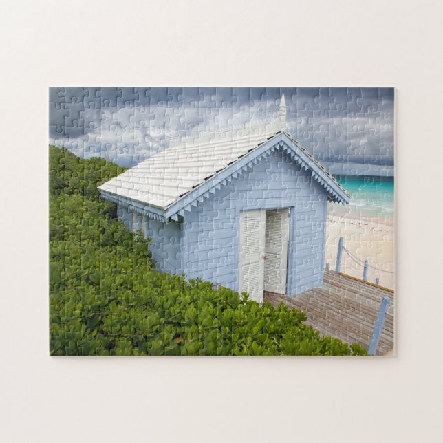 Bahamas Beach Landscape. Jigsaw Puzzle (Horizontal)
