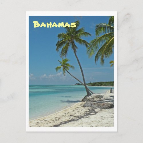 Bahamas Beach Post Card