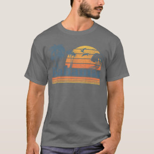 Bahamas Beach Summer Vacation Sunset Vintage 70s R T-Shirt