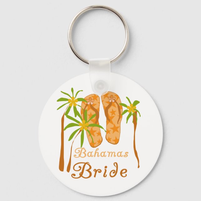 Bahamas Bride Keychain (Front)