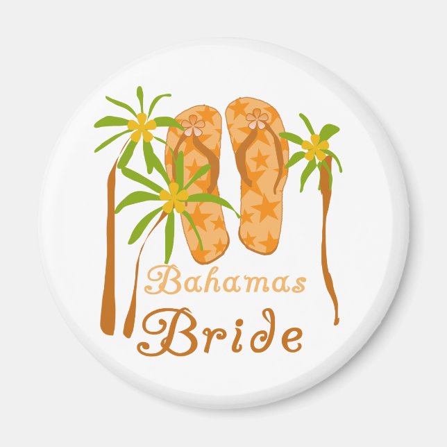 Bahamas Bride Magnet (Front)
