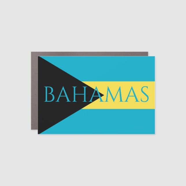 bahamas car magnet (Front)