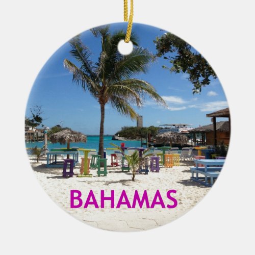 Bahamas Ceramic Ornament