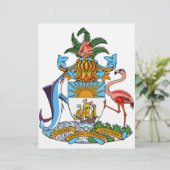 Bahamas Coat of Arms (Standing Front)