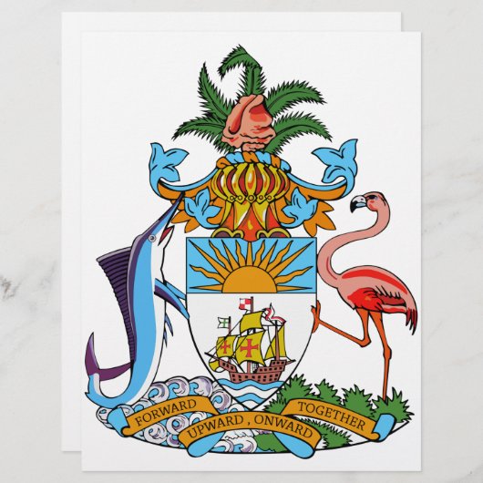 Bahamas Coat of Arms (Front/Back)