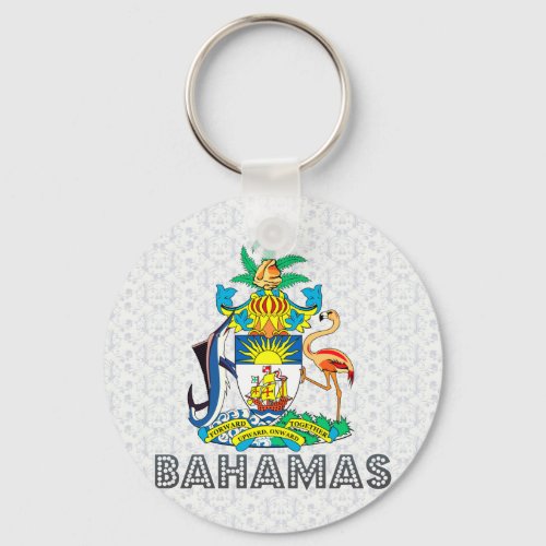 Bahamas Coat of Arms Keychain