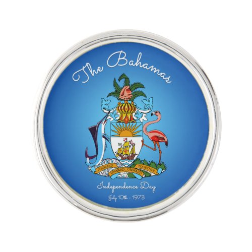 Bahamas Coat of Arms Lapel Pin