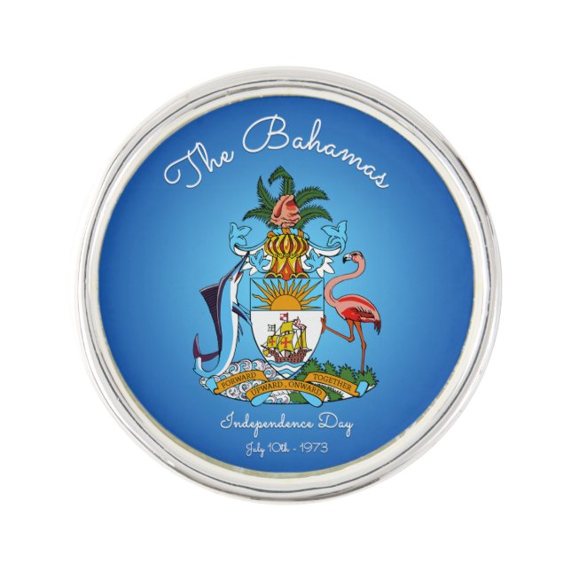 Bahamas Coat of Arms Lapel Pin (Front)