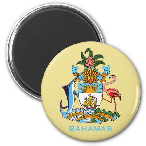 Bahamas Coat of Arms Magnet
