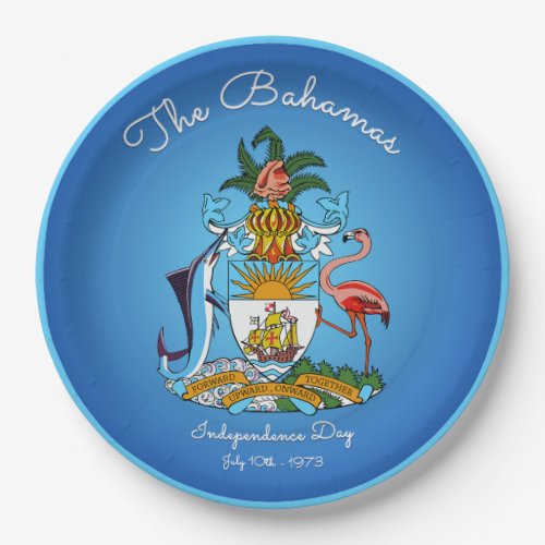 Bahamas Coat of Arms Paper Plates