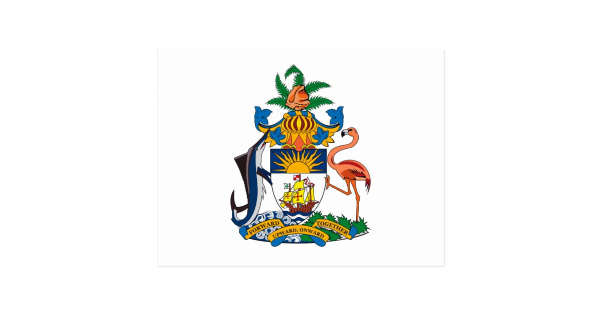 Bahamas Coat of Arms Postcard | Zazzle