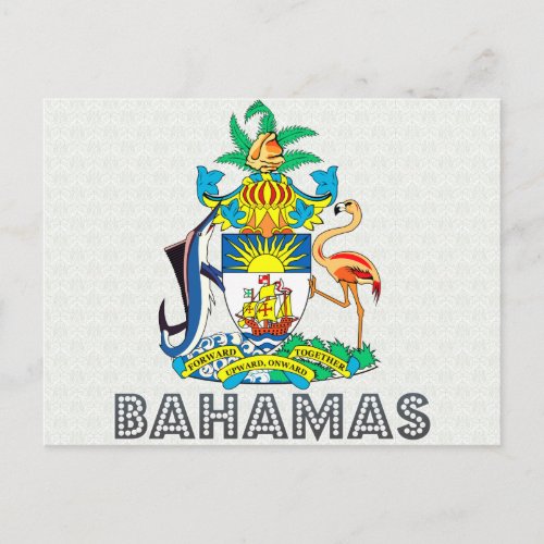 Bahamas Coat of Arms Postcard