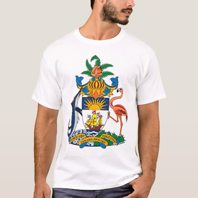 Bahamas Coat of Arms T-shirt (Front)