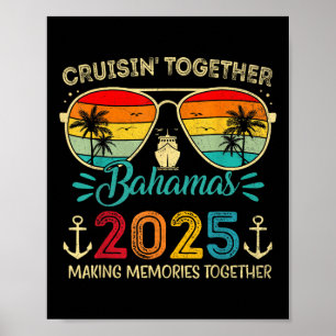 Bahamas Cruise 2025 Family Matching Cruise Bahamas Poster