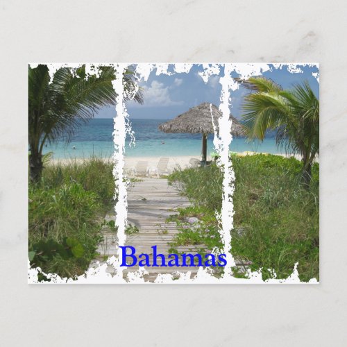 Bahamas Distressed 3 Postcard
