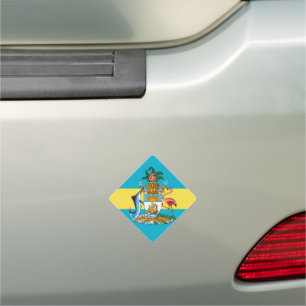 bahamas emblem car magnet