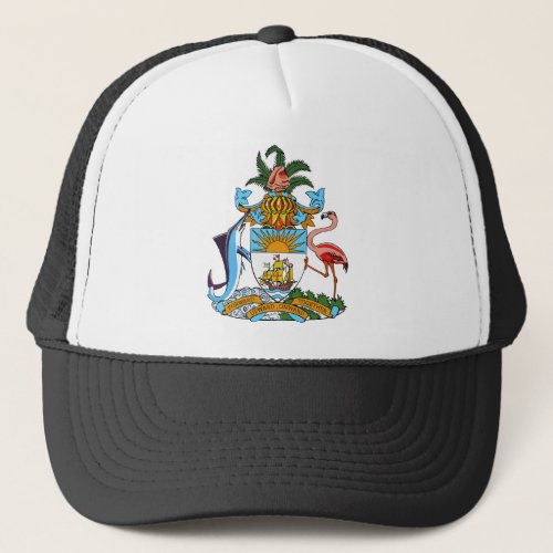 bahamas emblem trucker hat