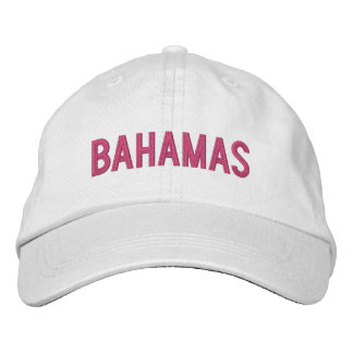 BAHAMAS EMBROIDERED BASEBALL CAP