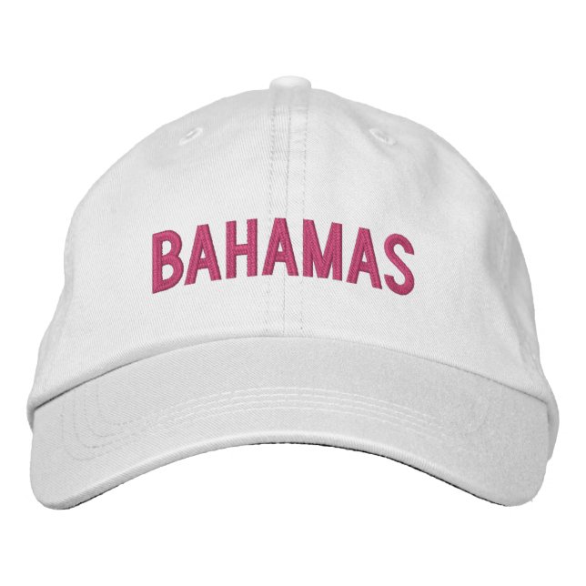 BAHAMAS EMBROIDERED BASEBALL CAP (Front)