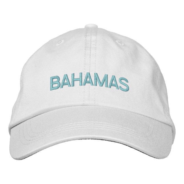BAHAMAS EMBROIDERED BASEBALL HAT (Front)