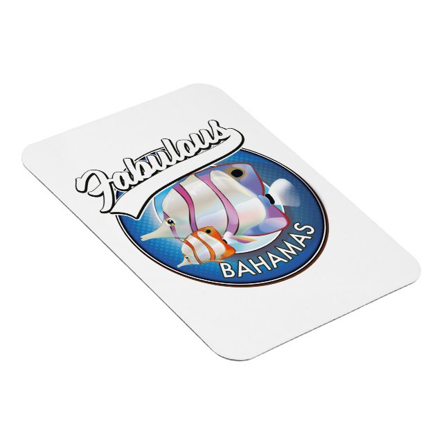 Bahamas fabulous logo  magnet (Right Side)