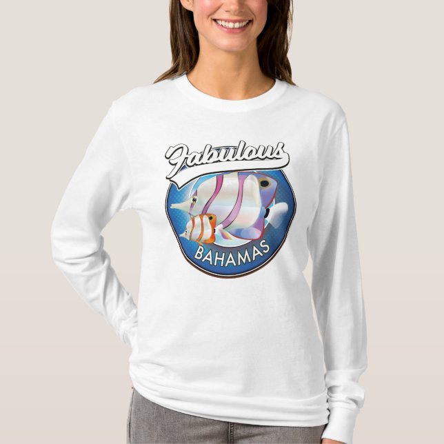 Bahamas fabulous logo  T-Shirt (Front)