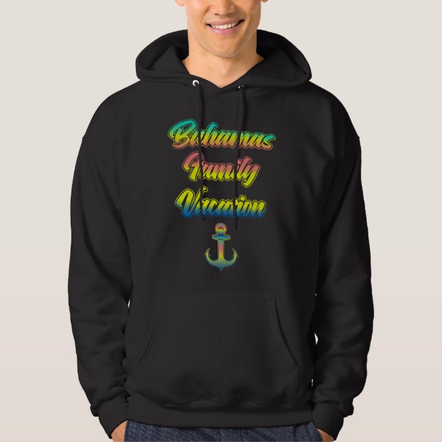 Bahamas Family Trip Summer Travel Bahamas Cruise V Hoodie (Front)
