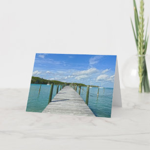 Bahamas Fishing Pier, Great Abaco Island Card