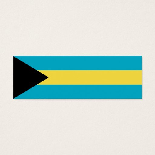 Customizable Bahamas Flag Business Card Template