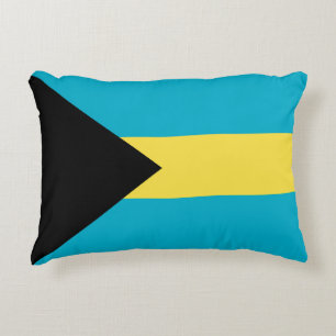Bahamas flag accent pillow