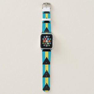 Bahamas Flag Apple Watch Band
