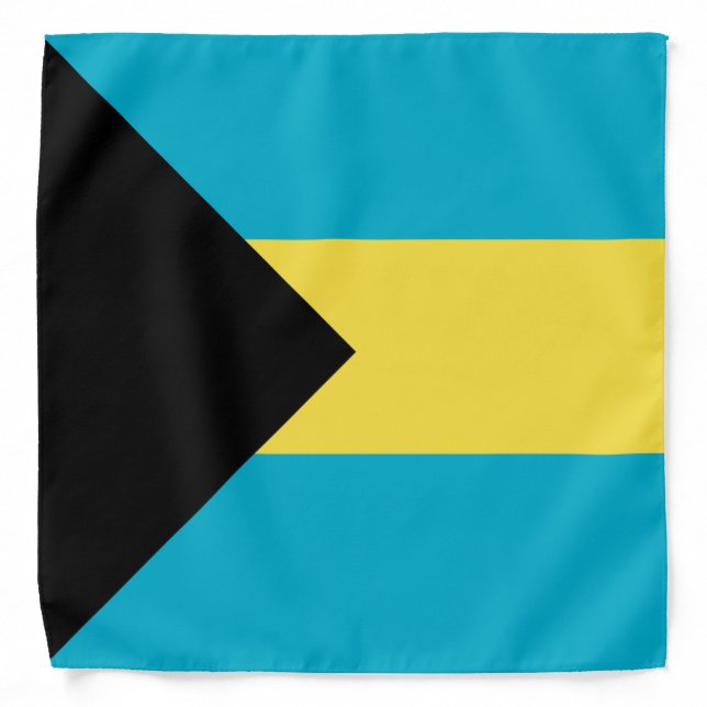 Bahamas Flag Bandana (Front)